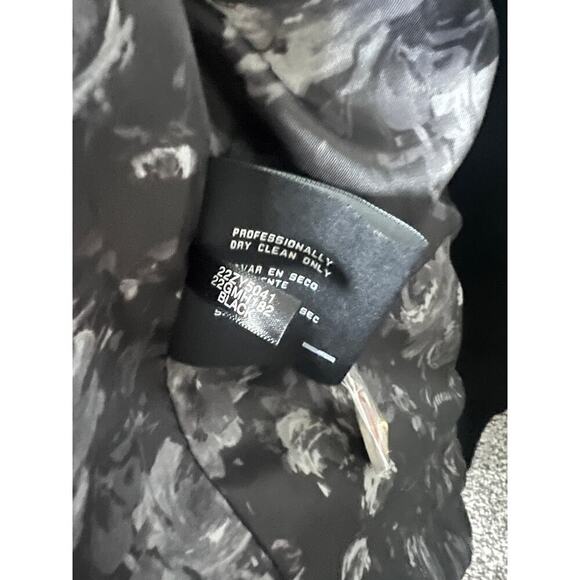 GUESS black wool double breasted peacoat women's size medium - Picture 4 of 6